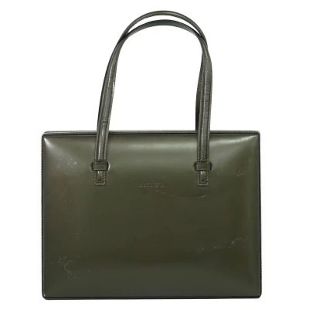Loewe Heritage Leather Tote Bag Brown